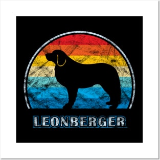 Leonberger Vintage Design Dog Posters and Art
